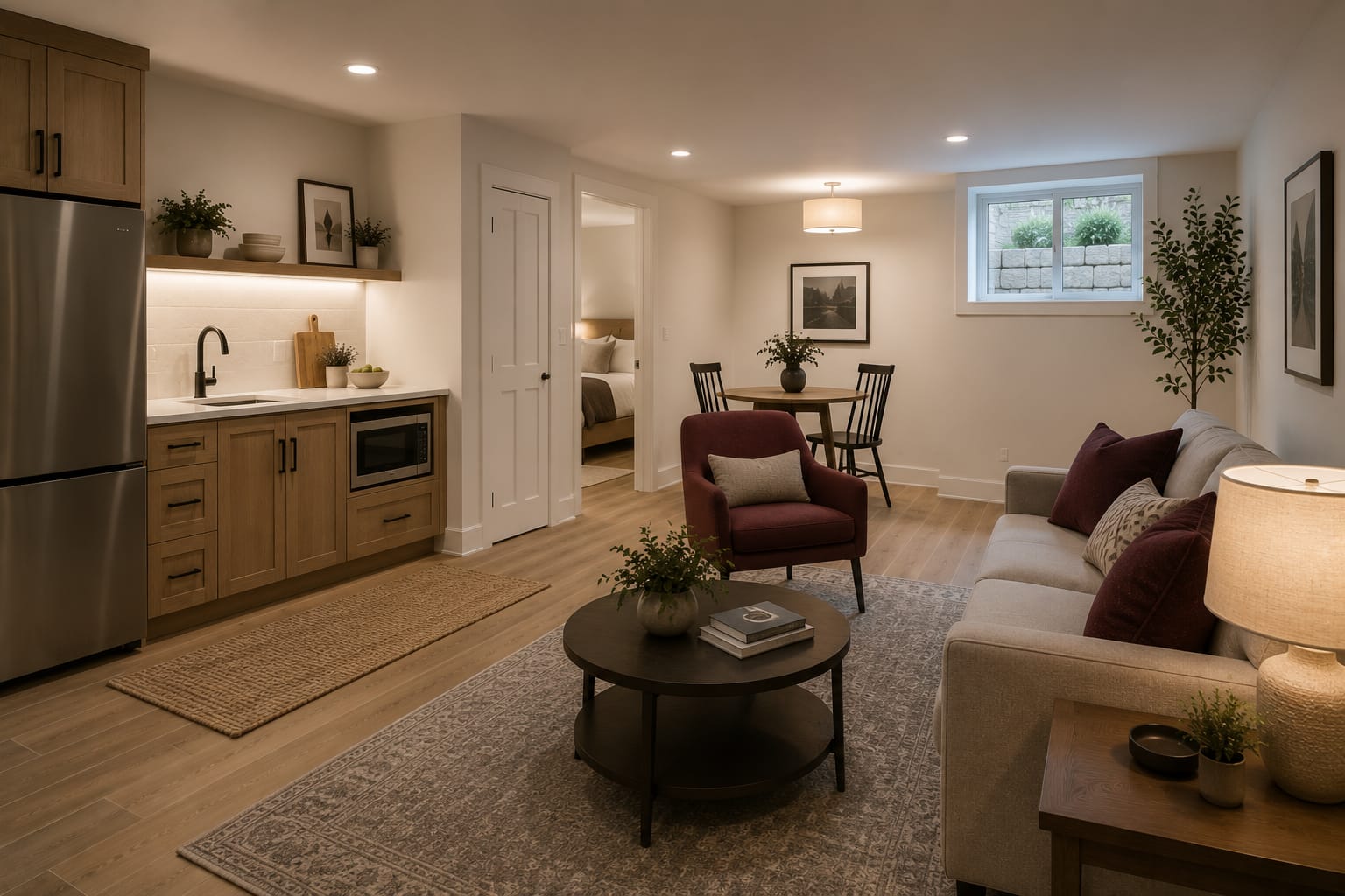 Lower-Level In-Law Suite in Vaughan — a renovation by iDream Reno